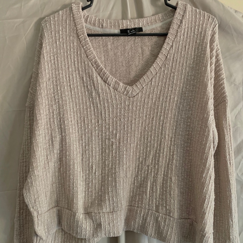 Forever 21 Ribbed V-neck Sweater